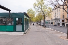 Le marché du quai des Célestins le dimanche matin (29 mars, 12h40)