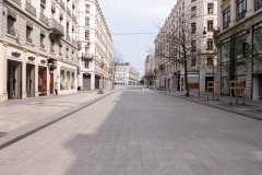 Rue de la république - la plus importante rue piétonne de Lyon (29 mars, 13h)