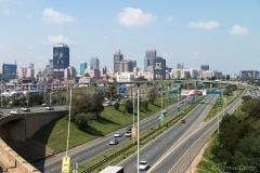 Arrivée à Johannesburg